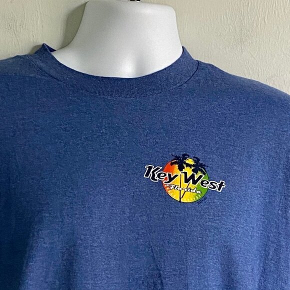 Key West Blue Short Sleeve Tee Shirt - Picture 3 of 7
